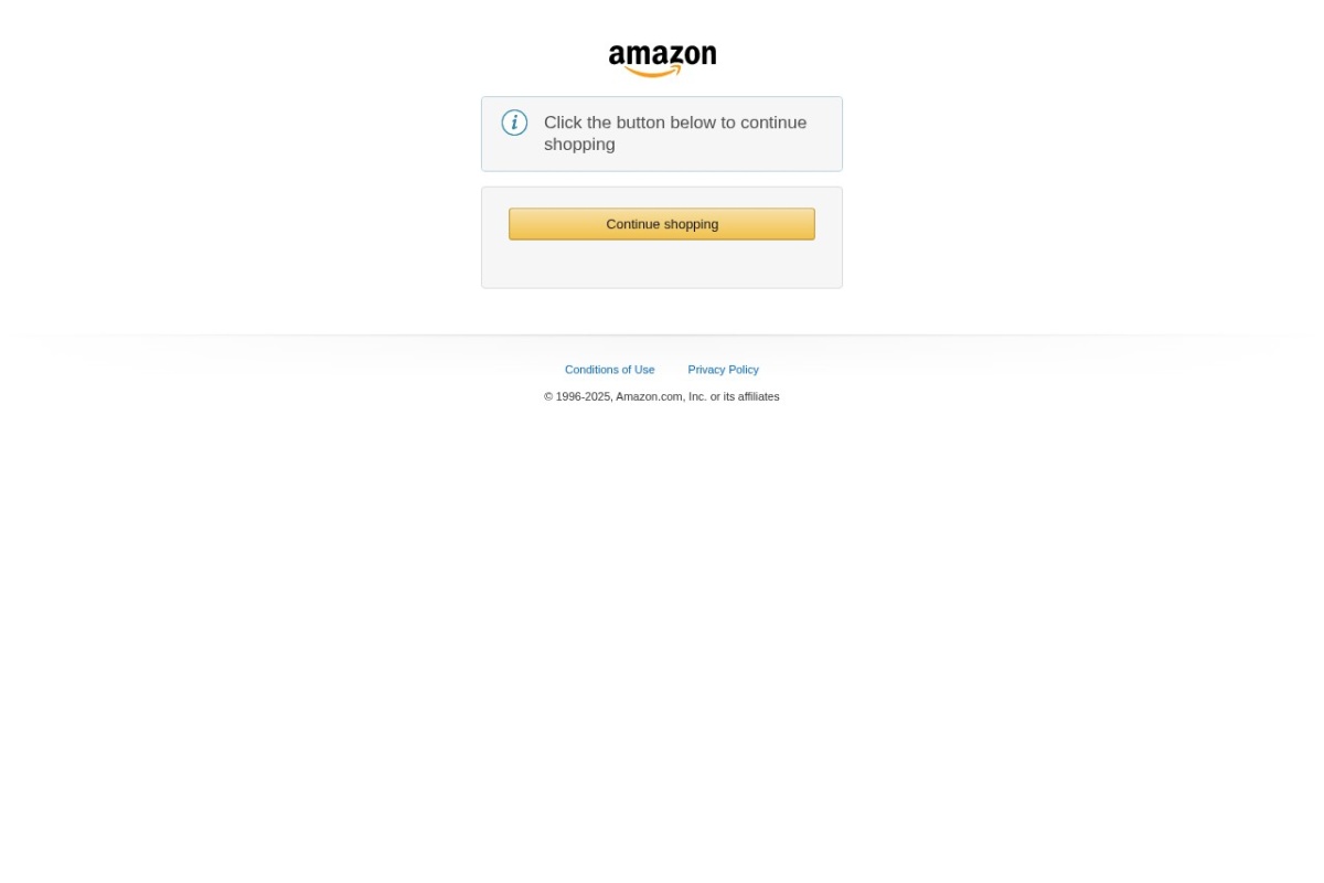 Screenshot of amazon.com