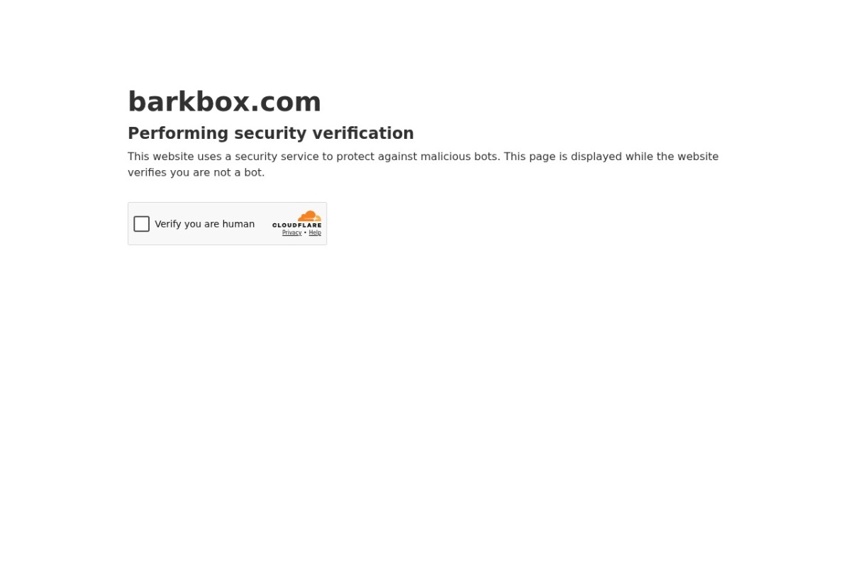 Screenshot of barkbox.com