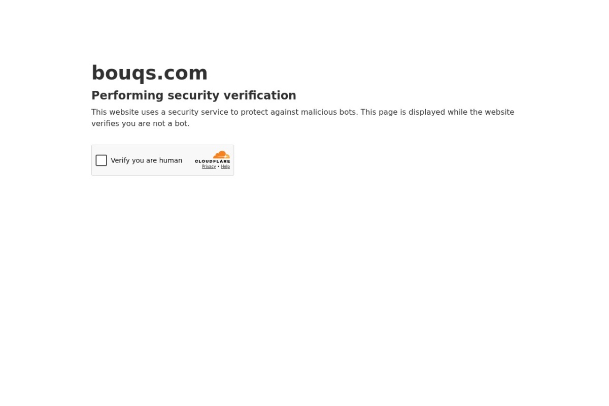Screenshot of bouqs.com