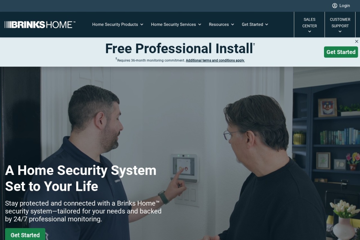 Screenshot of brinkshome.com