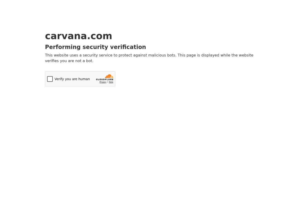 Screenshot of carvana.com