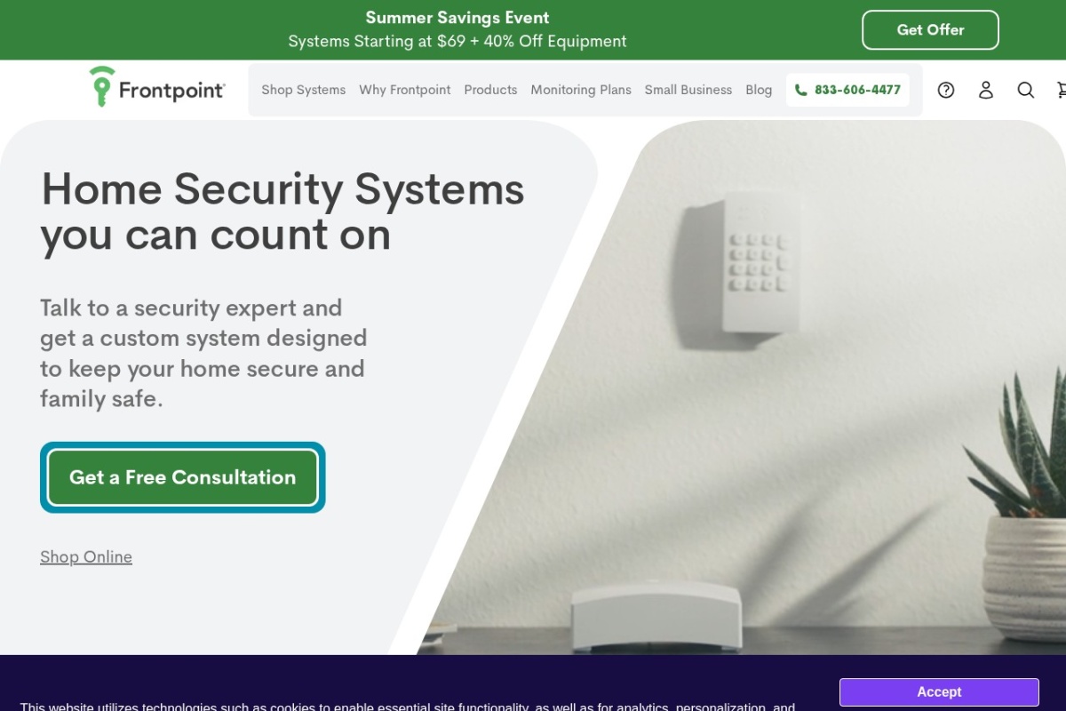 Screenshot of frontpointsecurity.com