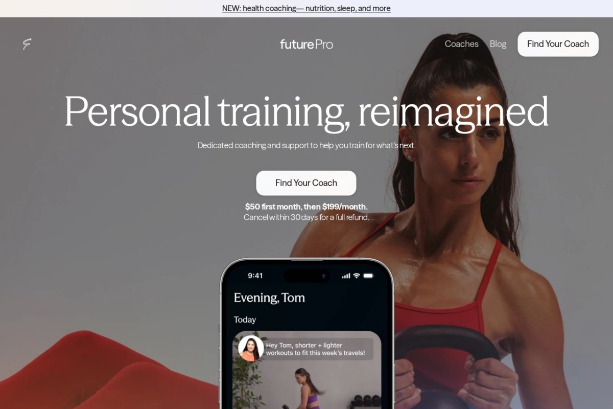 Screenshot of future.co