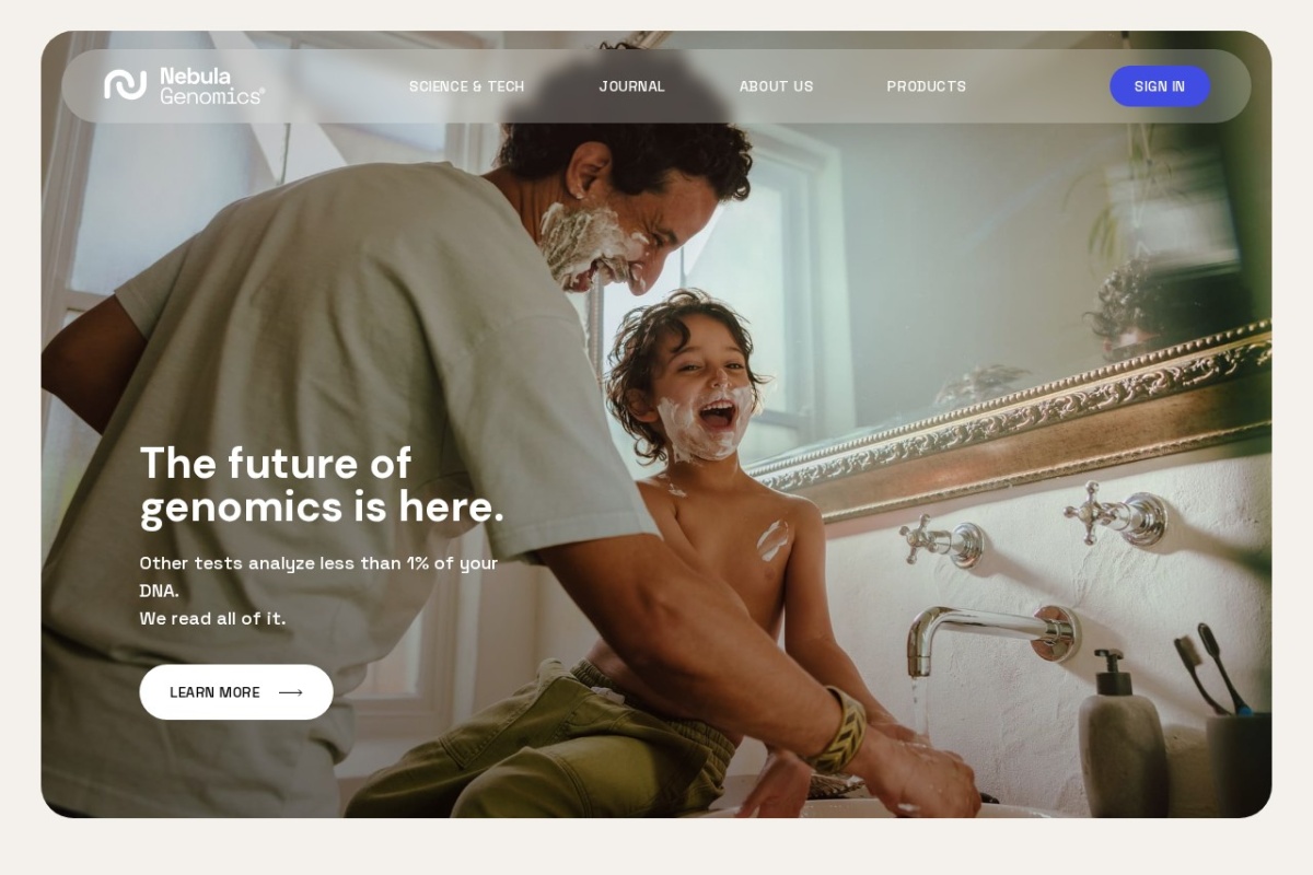 Screenshot of nebula.org