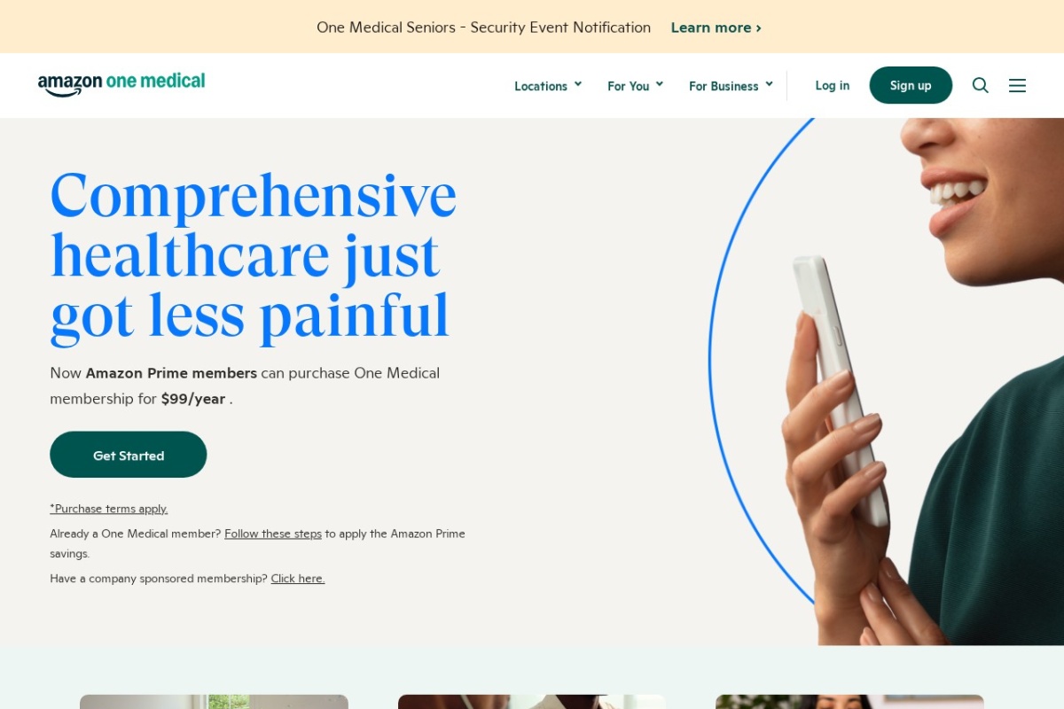 Screenshot of onemedical.com