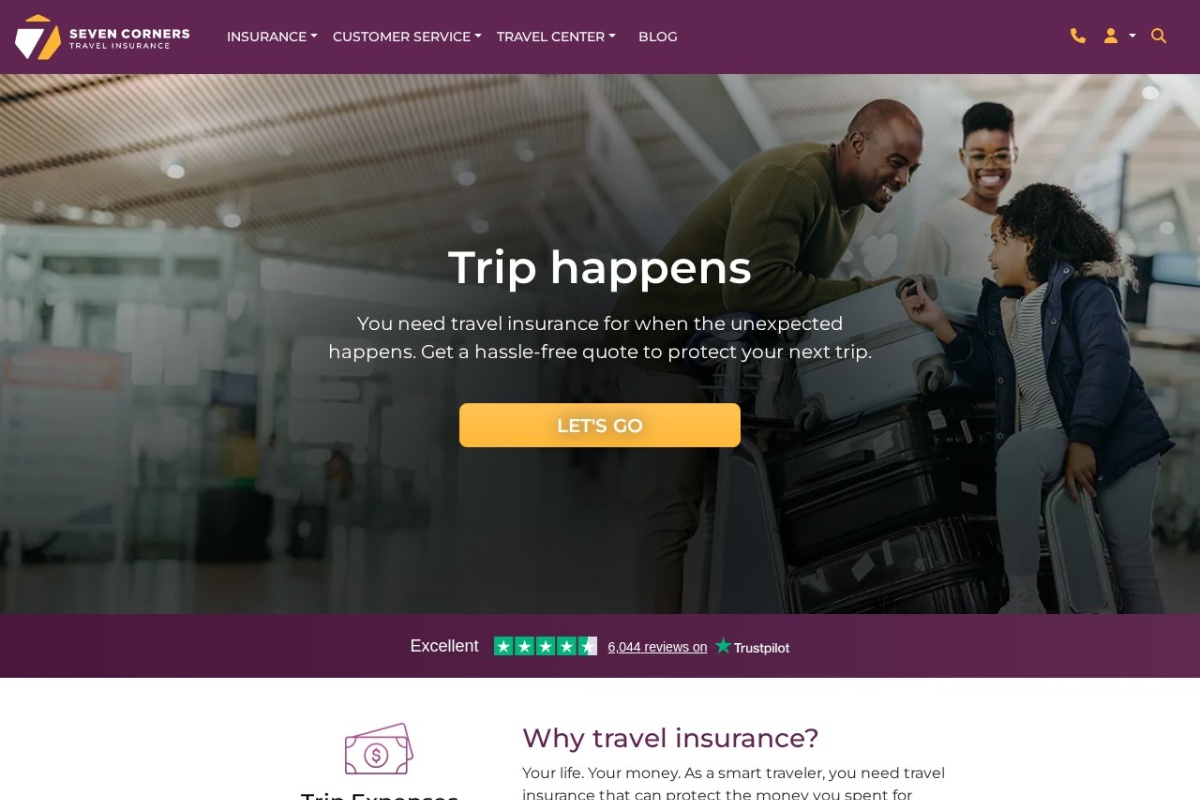 Screenshot of sevencorners.com