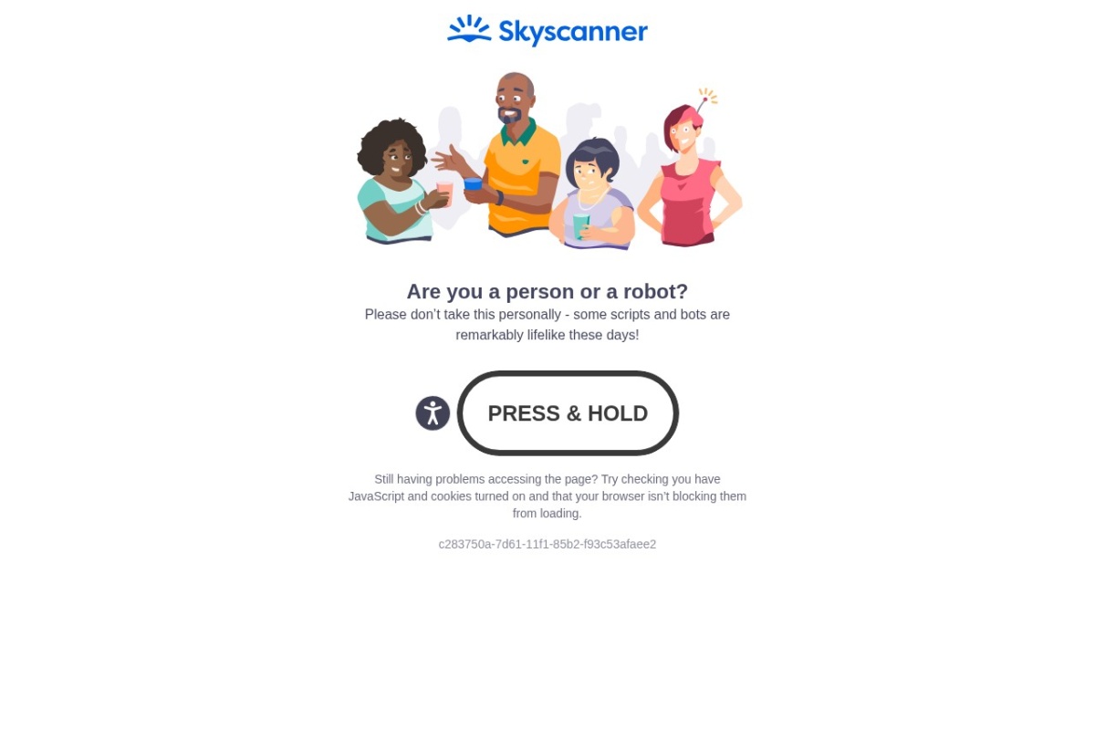 Screenshot of skyscanner.net