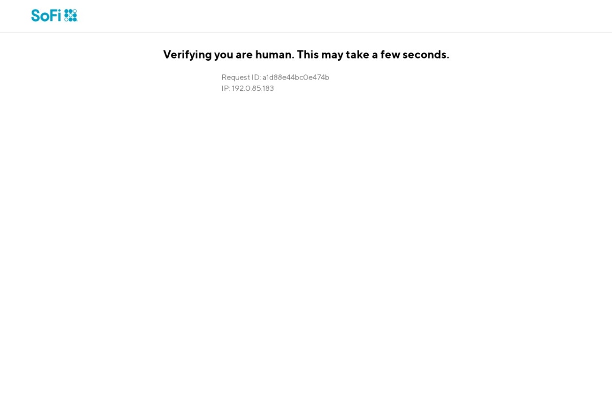 Screenshot of sofi.com