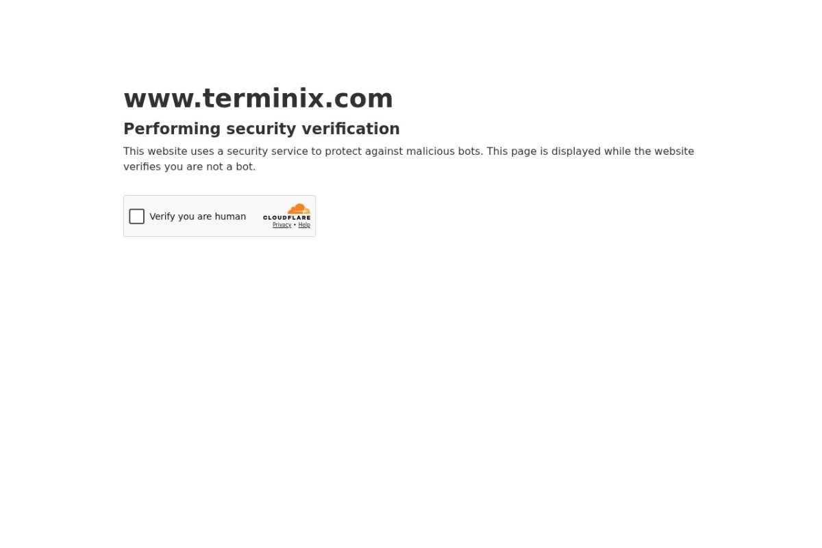 Screenshot of terminix.com