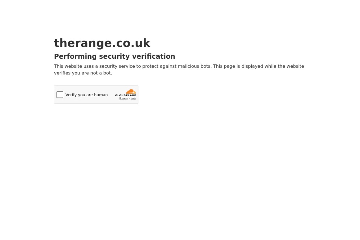 Screenshot of therange.co.uk