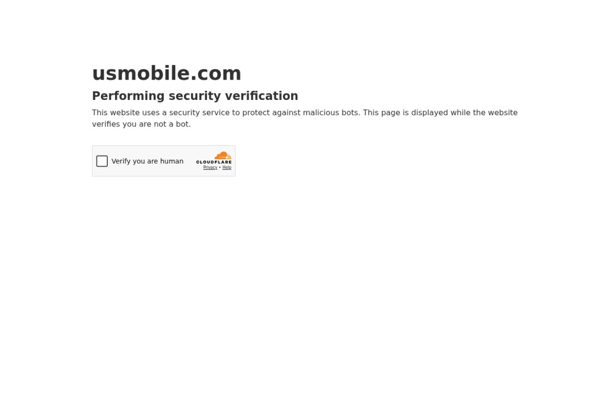 Screenshot of usmobile.com