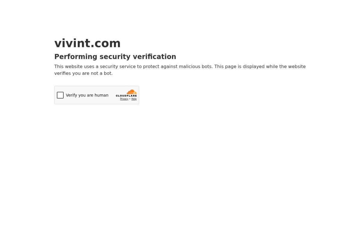 Screenshot of vivint.com