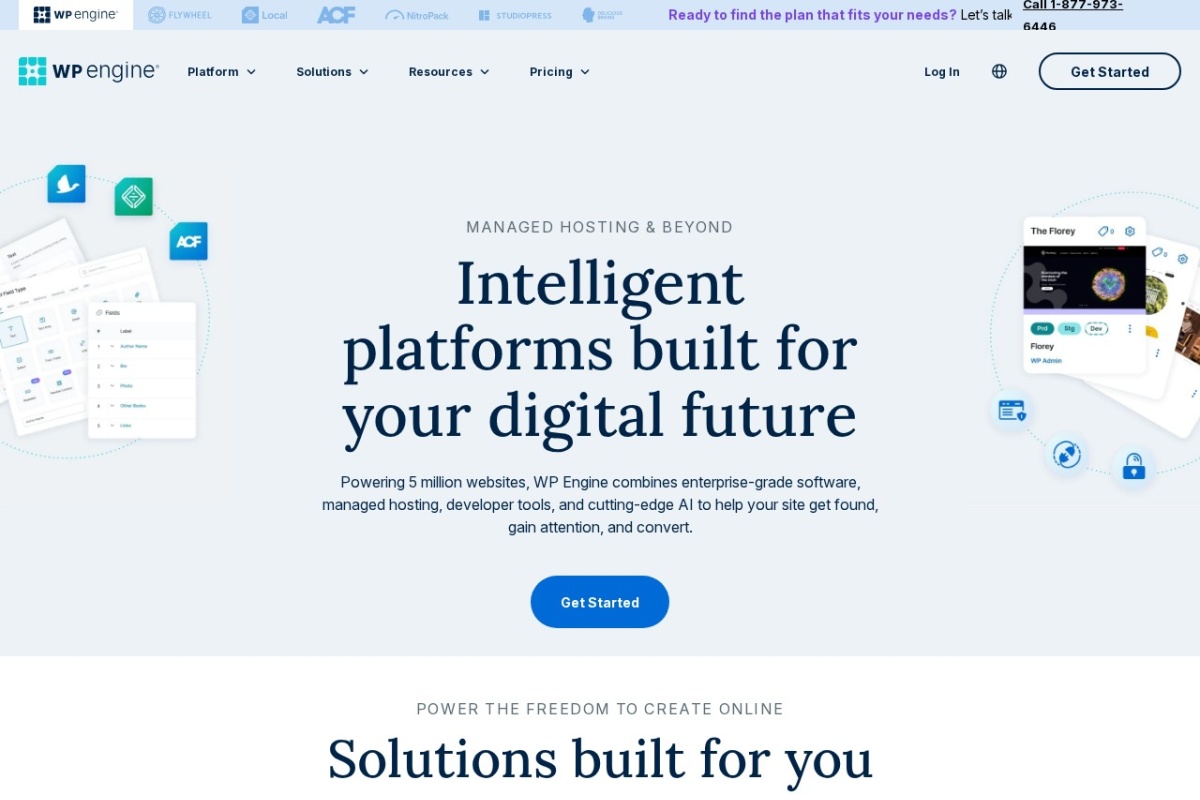 Screenshot of wpengine.com